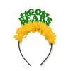 Baylor Texas Bears Game Day party crown in green and yellow