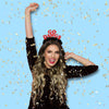 Georgia Game Day Party Headband in red and black that says Go Dawgs