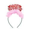 Valentines Galentines Day party headband that says HAPPY GALENTINES DAY