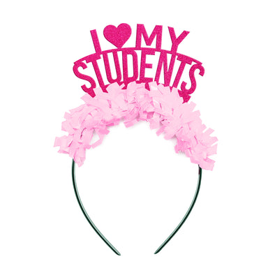 Teacher headband that says I love my students
