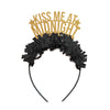 New Year's eve headband "Kiss me at Midnight"