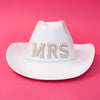 Bachelorette Cowboy Hat Pearl "MRS" Cowgirl Hat - Customize Yours!