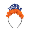 Auburn Tigers Royal and Orange party crown Game Day Headband