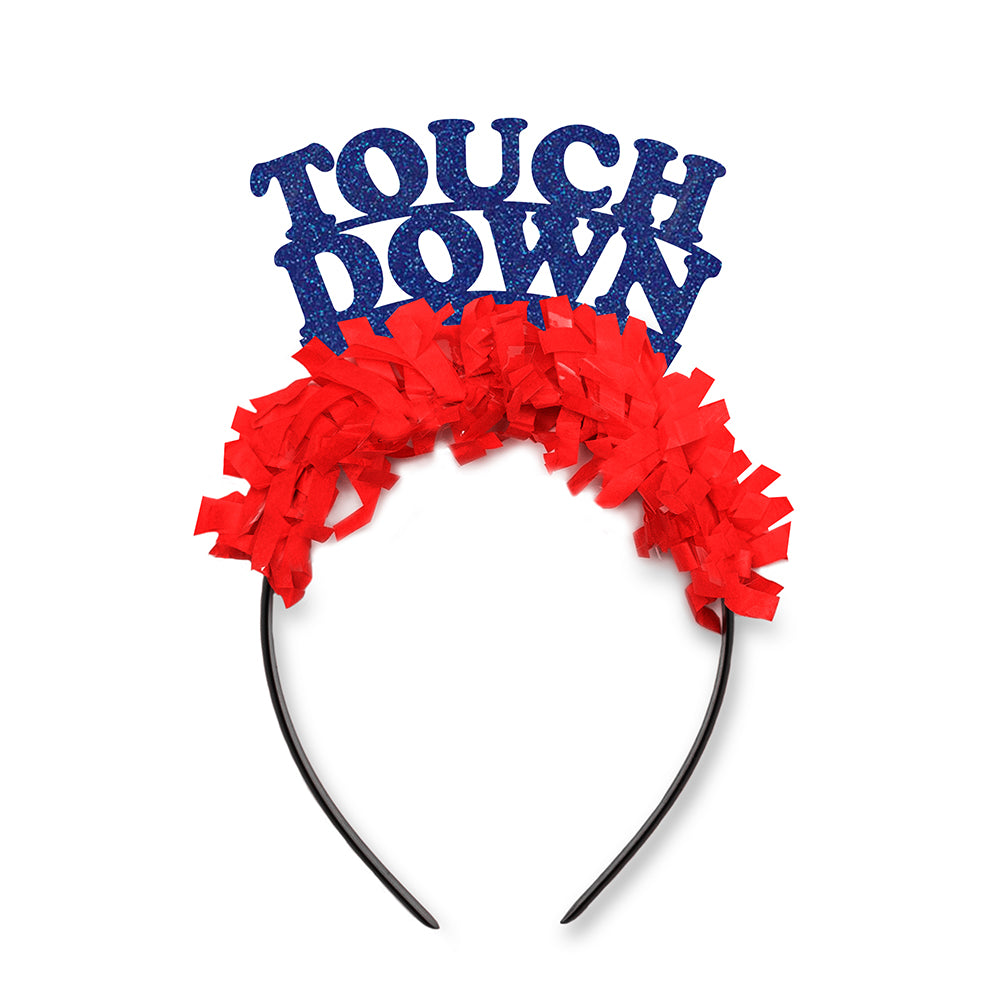 Red and Royal Blue Mississippi Game Day Party Headband
