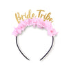 Bride Tribe Script Party Crown