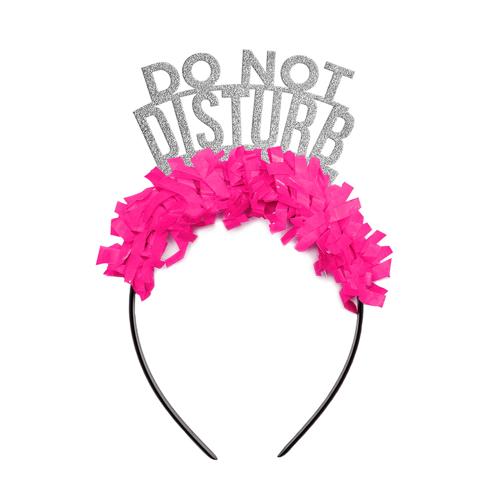 Teacher headband that says Do Not Disturb