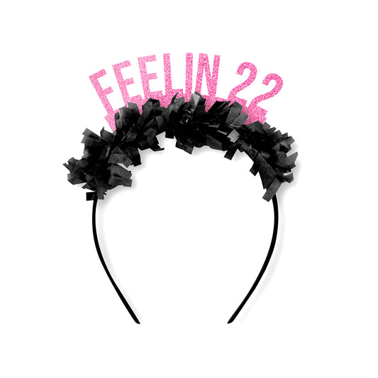 "Feelin 22" Birthday Party Crown, Birthday Party Headband