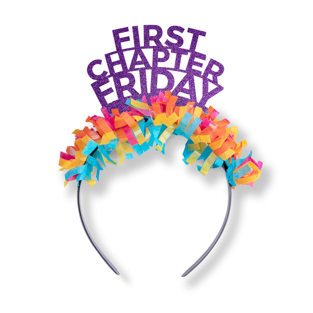 Teacher Headband "First Chapter Friday" Crown - Customize Yours!