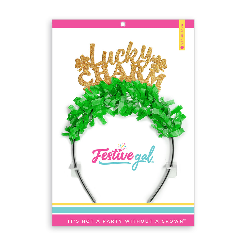 "Lucky Charm: St. Patrick's Day Party Crown Headband 