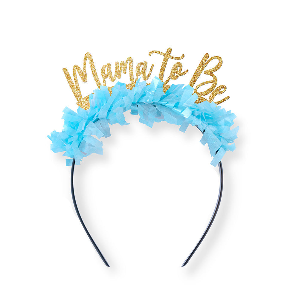 "Mama To Be" Headband Crown - Baby Shower Headband 