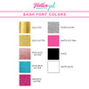 Custom Satin Bachelorette Sash