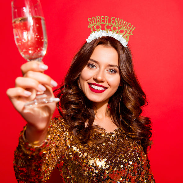 Sober Enough To Cook Party Crown