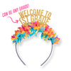 Teacher Headband Crown "Welcome [Custom Grade]" Headband, Teacher Gift Idea