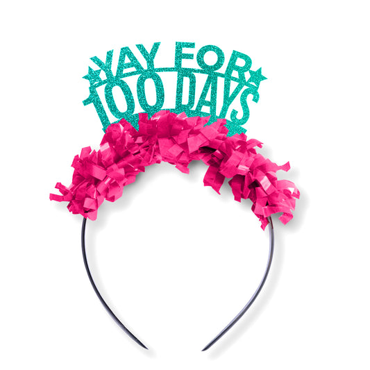 Teacher Headband for 100 Days of School "Yay for 100 Days" 